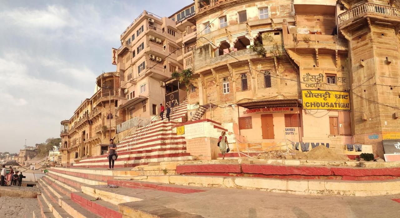 Hotel Sita Palace On Heritage Ghats Of Benaras Benares Buitenkant foto