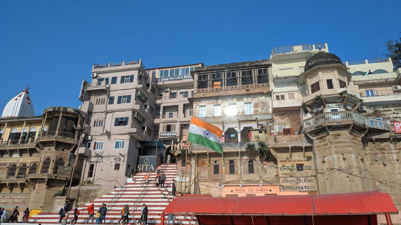 Hotel Sita Palace On Heritage Ghats Of Benaras Benares Buitenkant foto